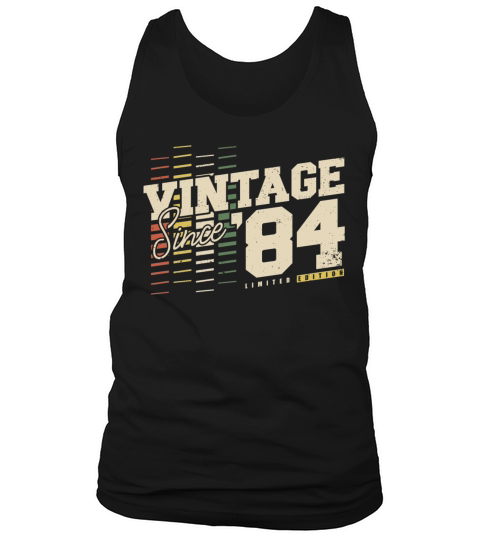 Original 1984 Vintage Retro 40th Birthday Tank Top Unisex