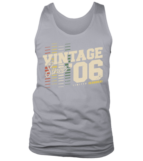 Born in 2006 Vintage Retro Birthday Gift Tank Top Unisex