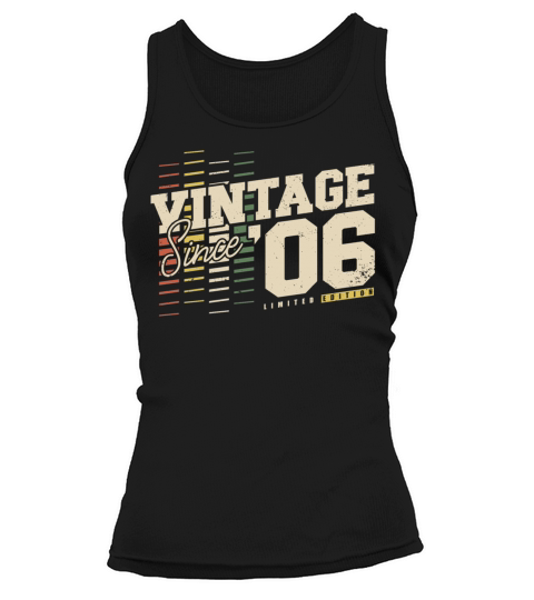 Born in 2006 Vintage Retro Birthday Gift Tank top Woman