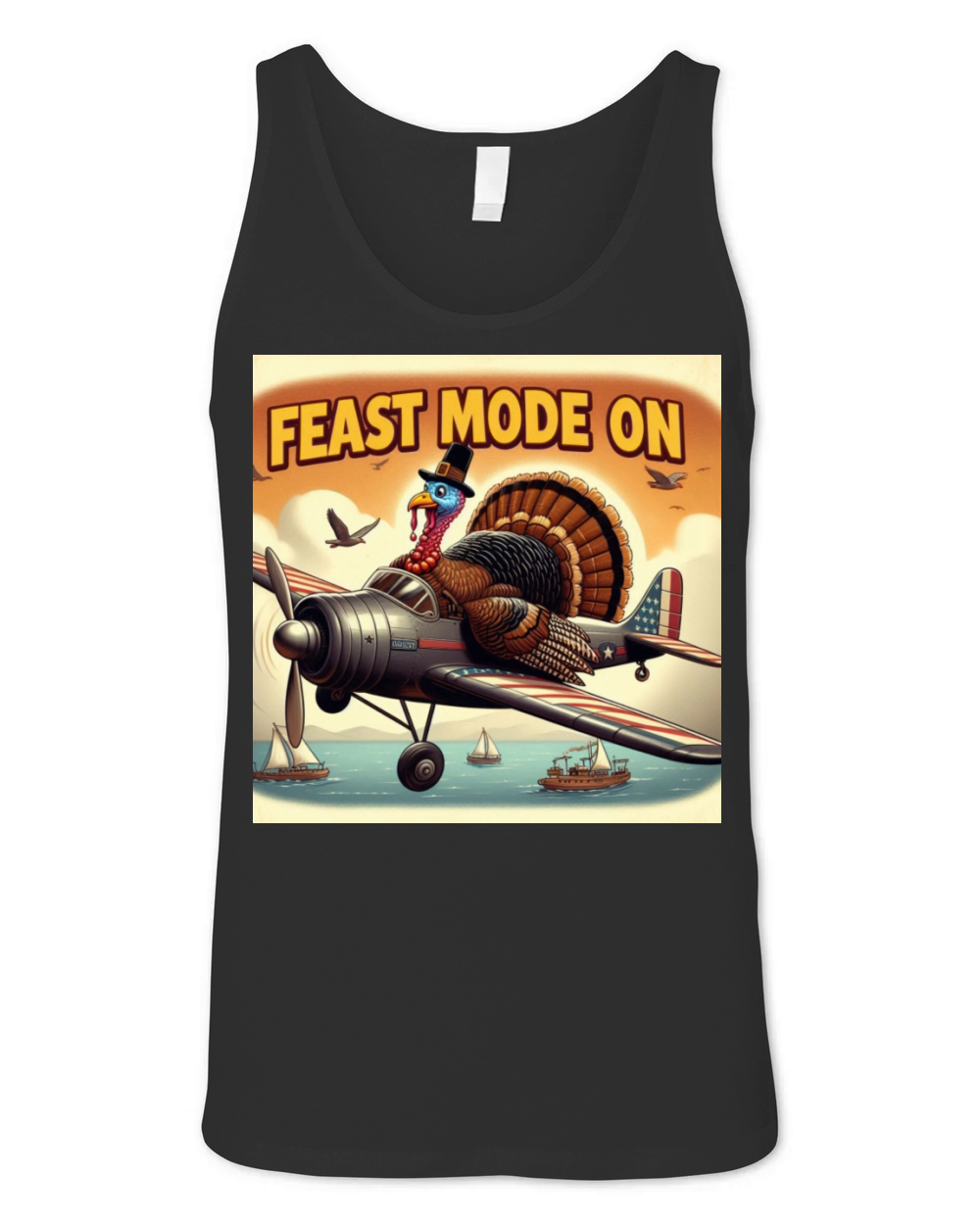 Feast mode on Unisex Jersey Tank