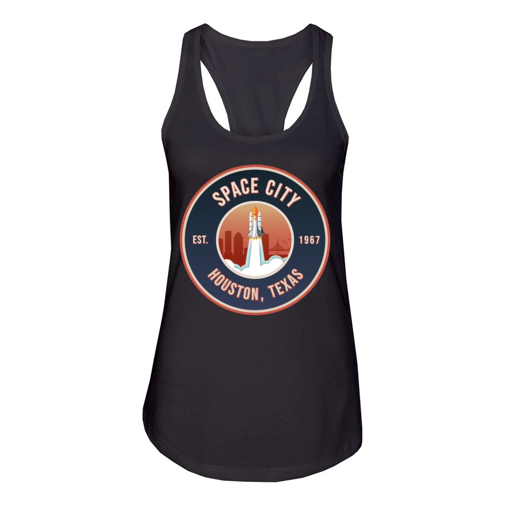 Space City 1967 Women's Racerback Tank