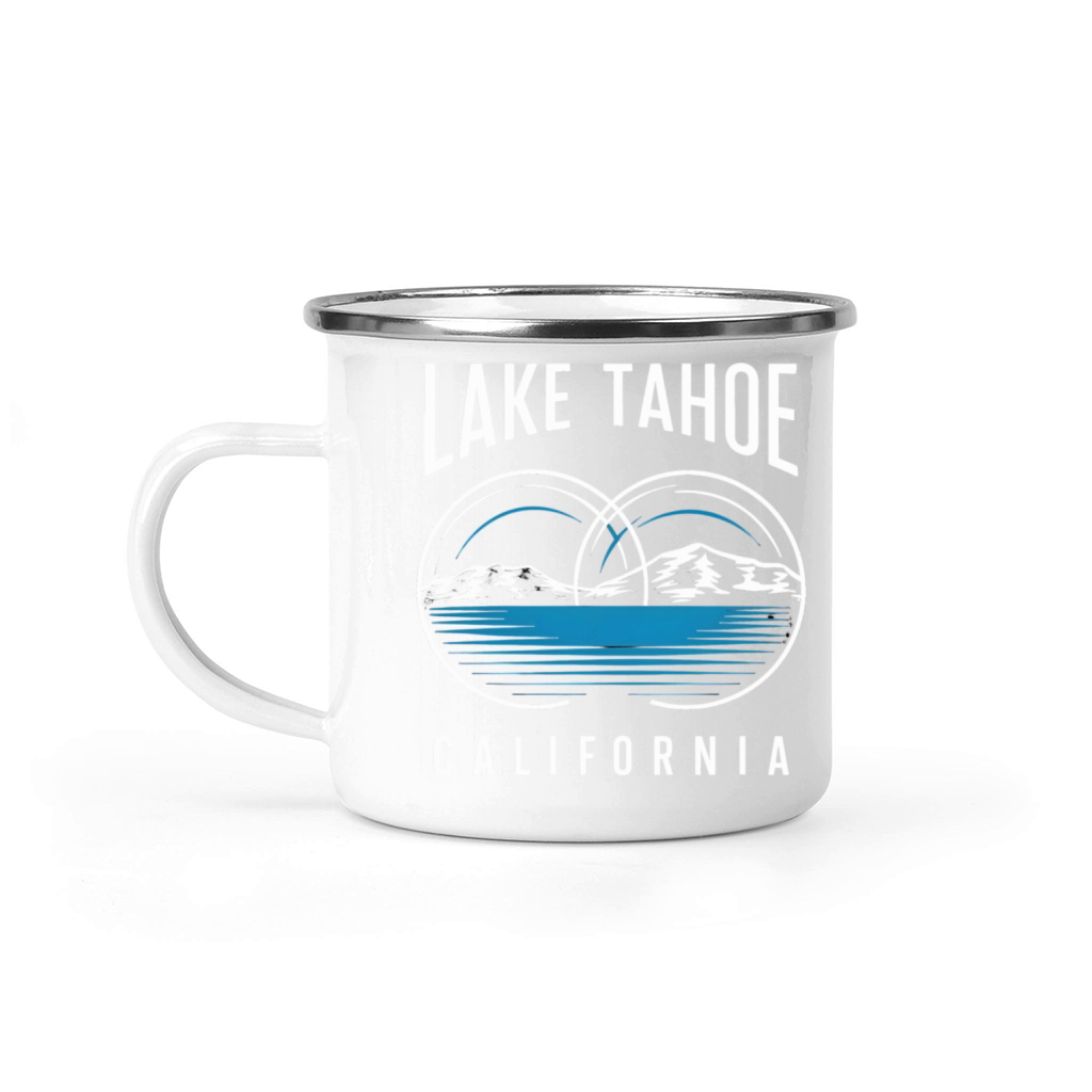 Lake Tahoe Camping Mug