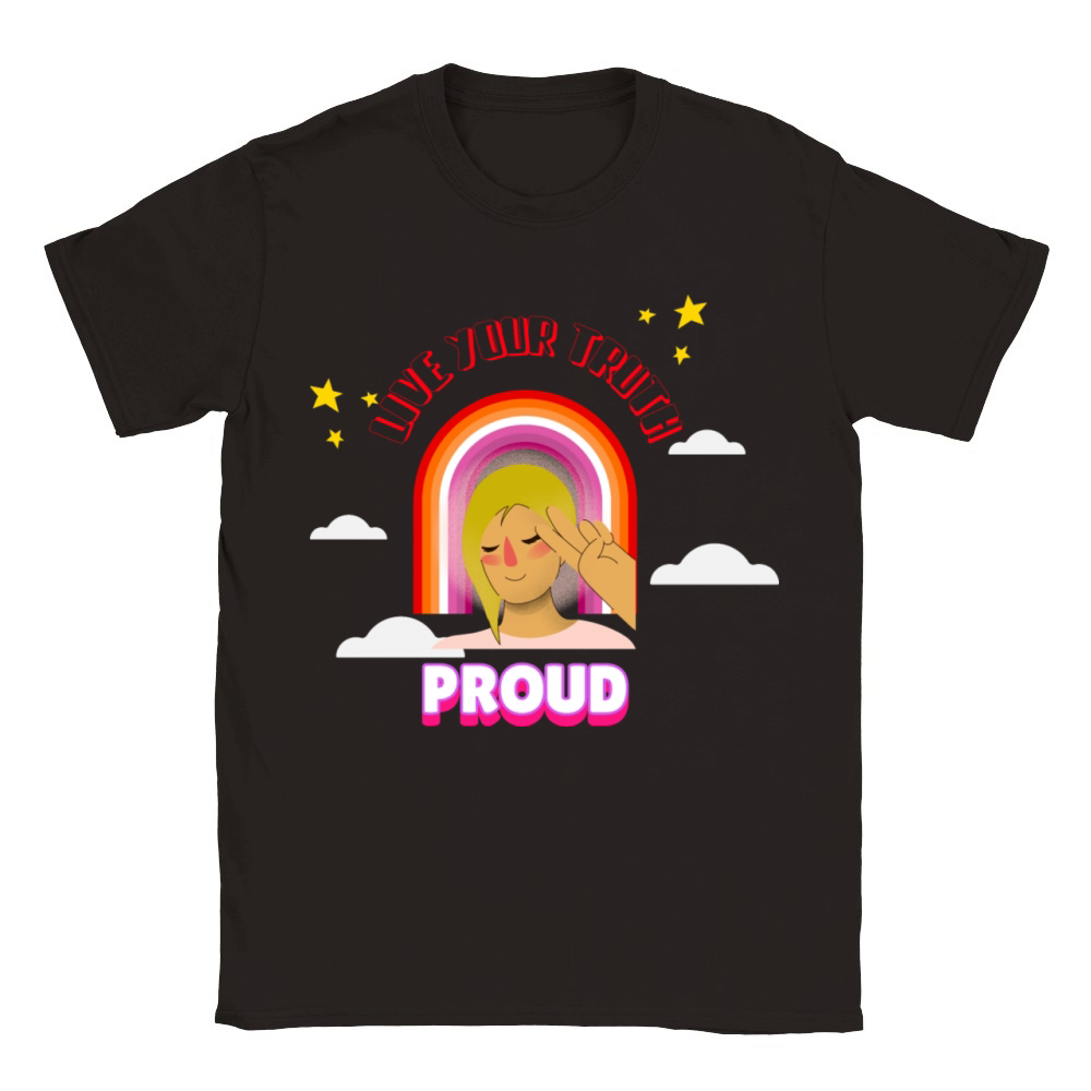 Live Your Truth proud Classic Kids Crewneck T-shirt