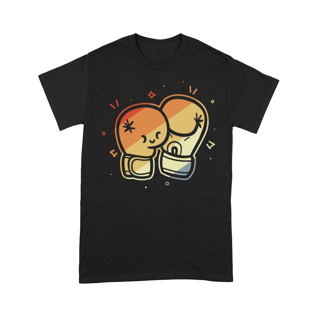Vintage Boxing Gloves Comic Style Comfort T-shirt