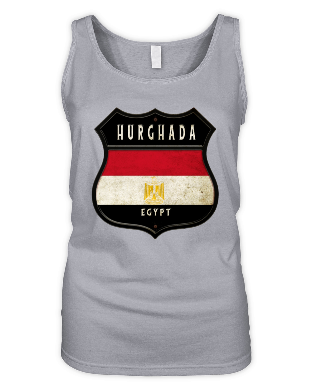 Hurghada Egypt coat of arms design Organic Women's Tank Top