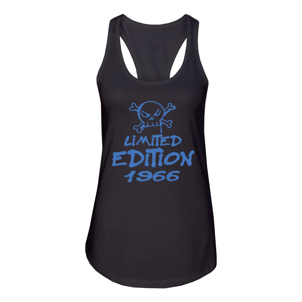 Limited Edition 1966 Birthday 1966 Born Women's Racerback Tank