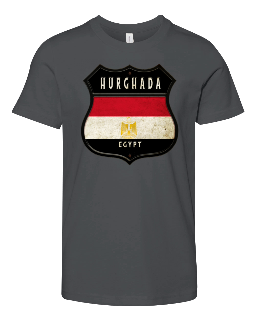 Hurghada Egypt coat of arms design Youth Unisex Jersey Tee