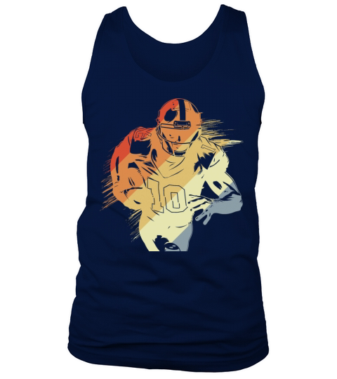 Vintage American Football Player Tank Top Unisex