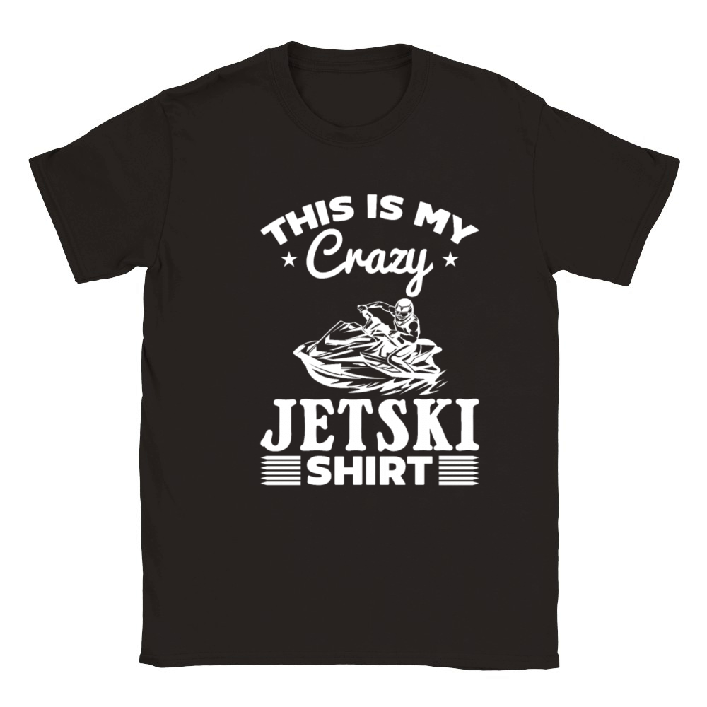 This is my crazy Jetski shirt Jetski Rider Classic Kids Crewneck T-shirt