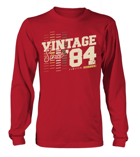 Original 1984 Vintage Retro 40th Birthday Long sleeved Unisex