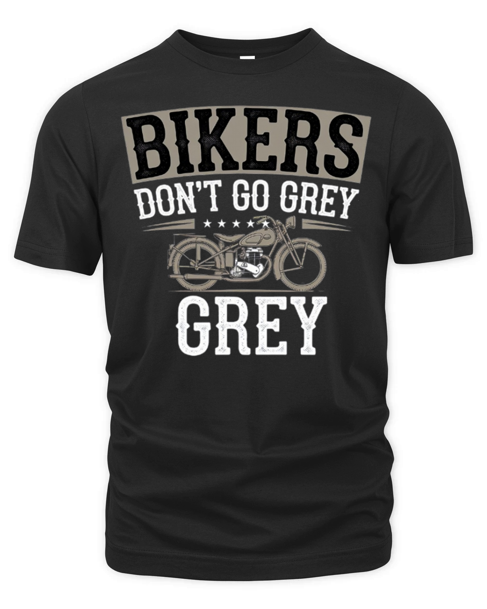 Bikers Dont Go Grey Organic Unisex T-shirt