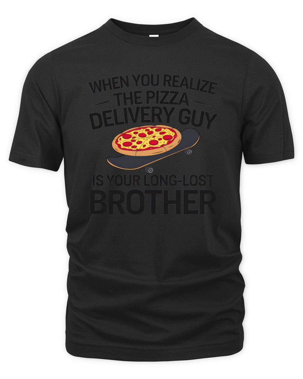 Funny Pizza Humor Organic Unisex T-shirt