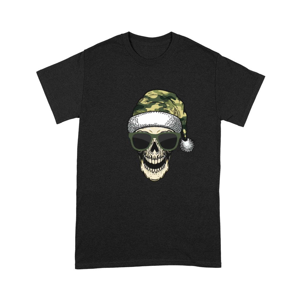 Camo Skull Sunglasses Camouflage Funny Camo Premium T-shirt