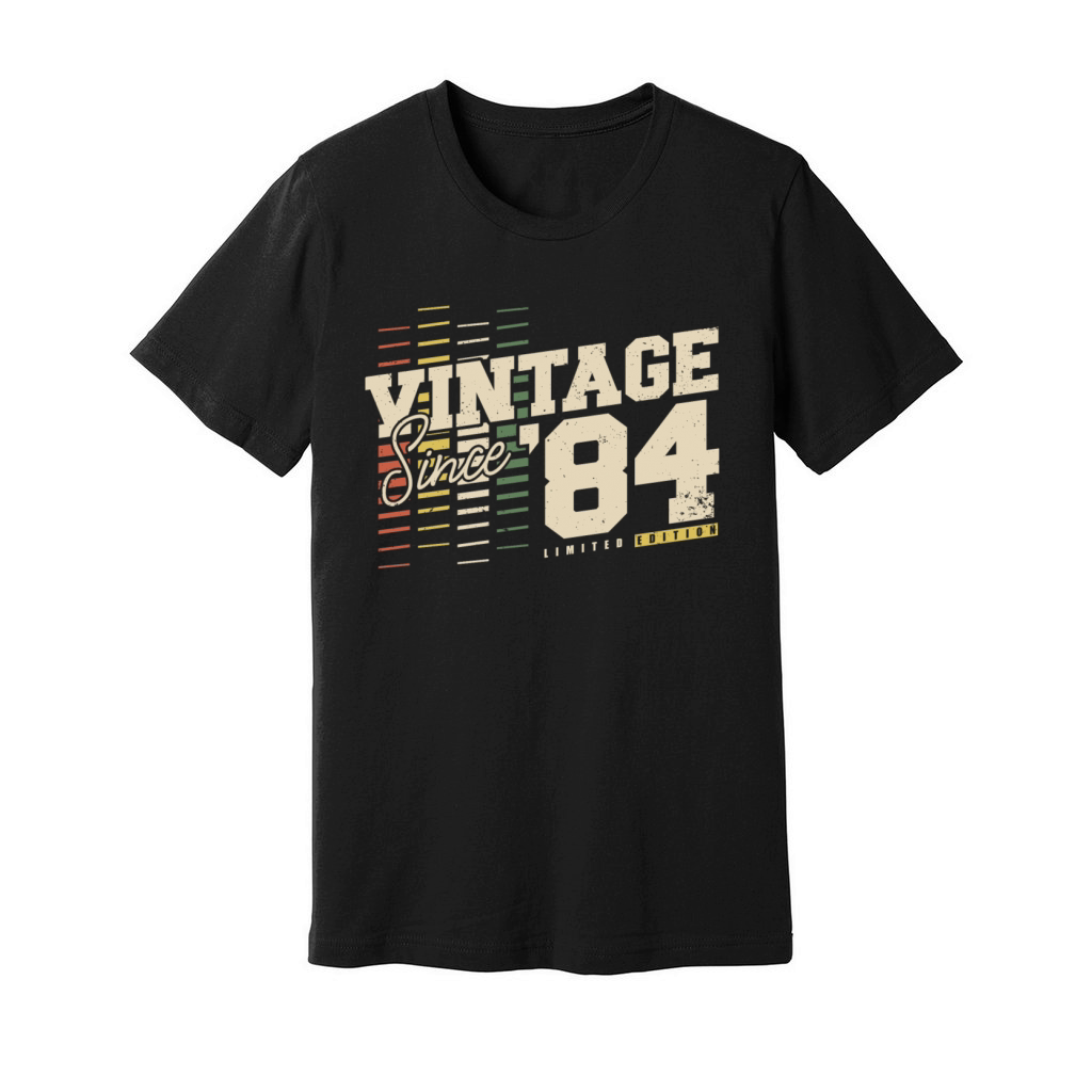 Original 1984 Vintage Retro 40th Birthday Unisex Jersey Tee