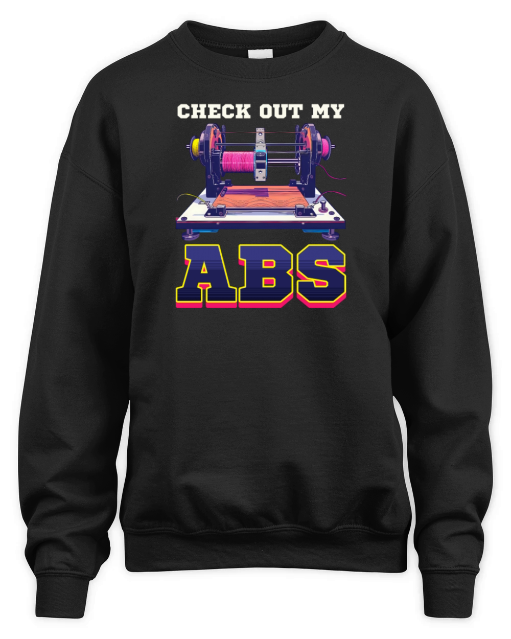 3D Printer Accessories Check Out My ABS Unisex Premium Crewneck Sweatshirt