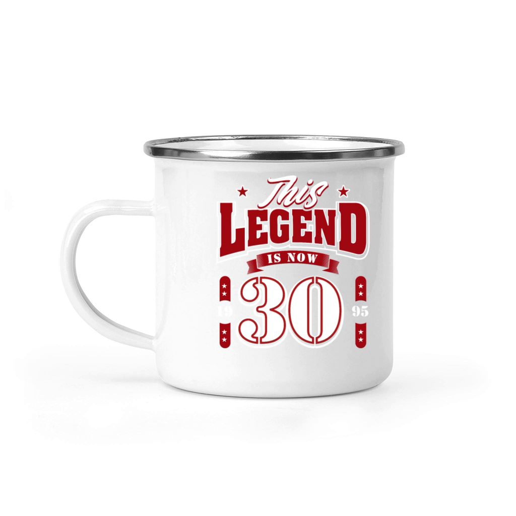 30th Birthday 1995 Legend 30 Years Camping Mug