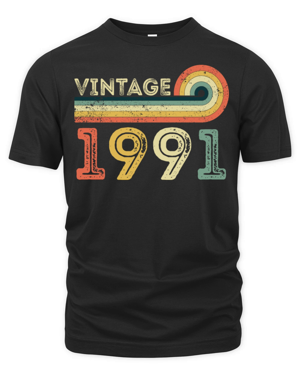 Vintage 1991 Born in 1991 Birthday Organic Unisex T-shirt