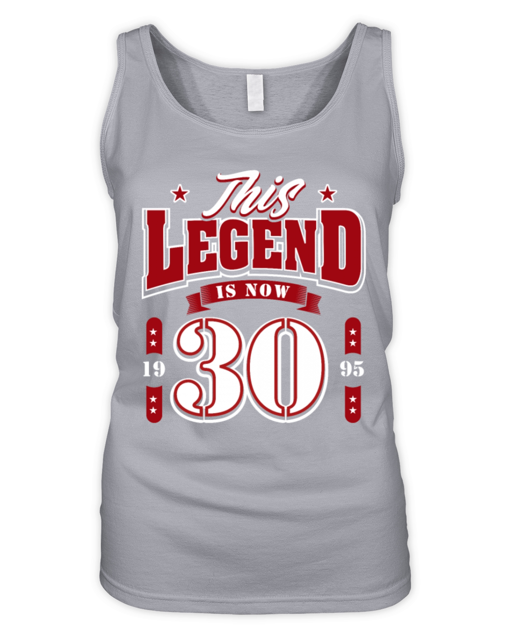 30th Birthday 1995 Legend 30 Years Organic Women's Tank Top