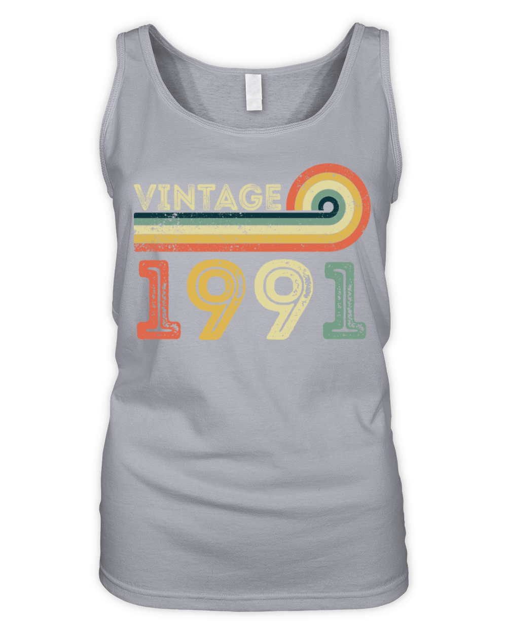 Vintage 1991 Born in 1991 Birthday Organic Women's Tank Top