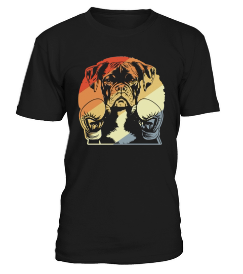 Boxer Dog Vintage T-Shirt Unisex