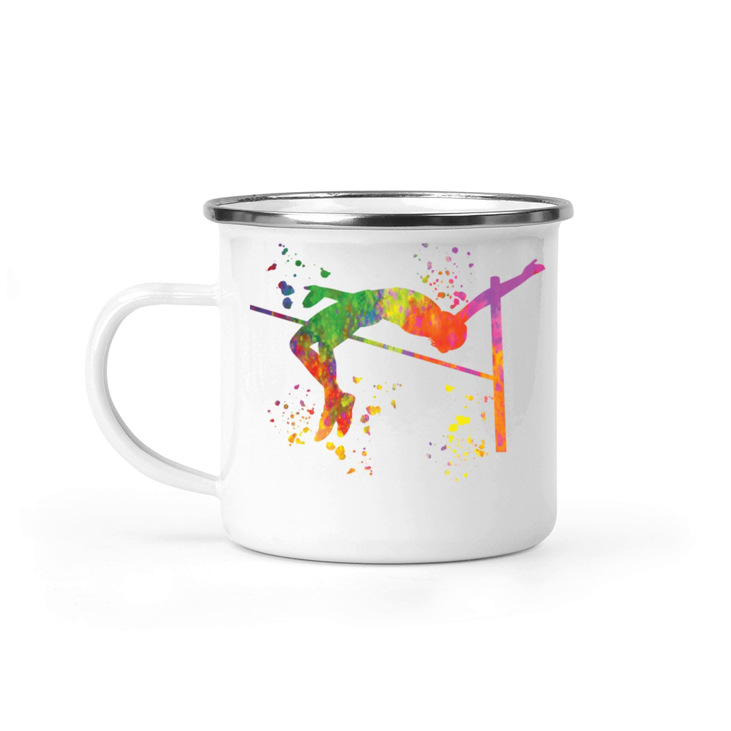 High Jumper High Jumping High Jump Camping Mug