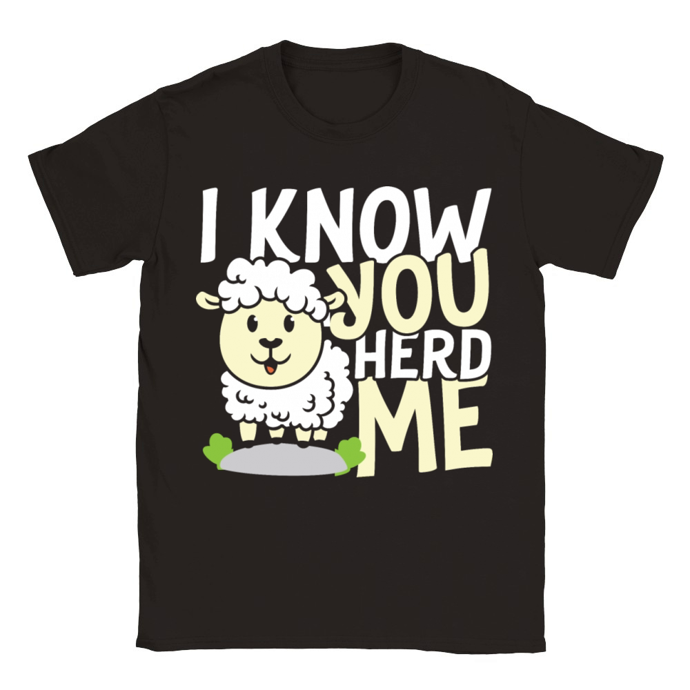 I know you herd me sheep Classic Kids Crewneck T-shirt