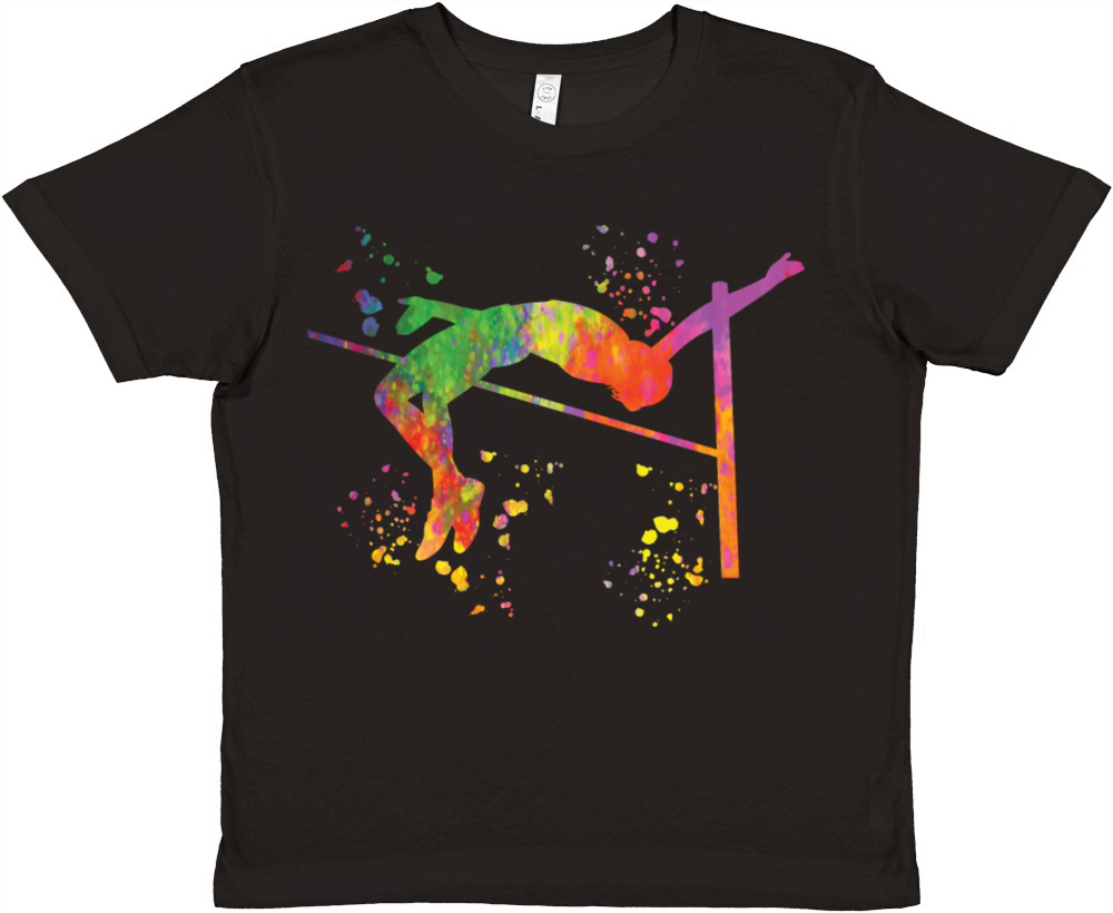 High Jumper High Jumping High Jump Premium Kids Crewneck T-shirt