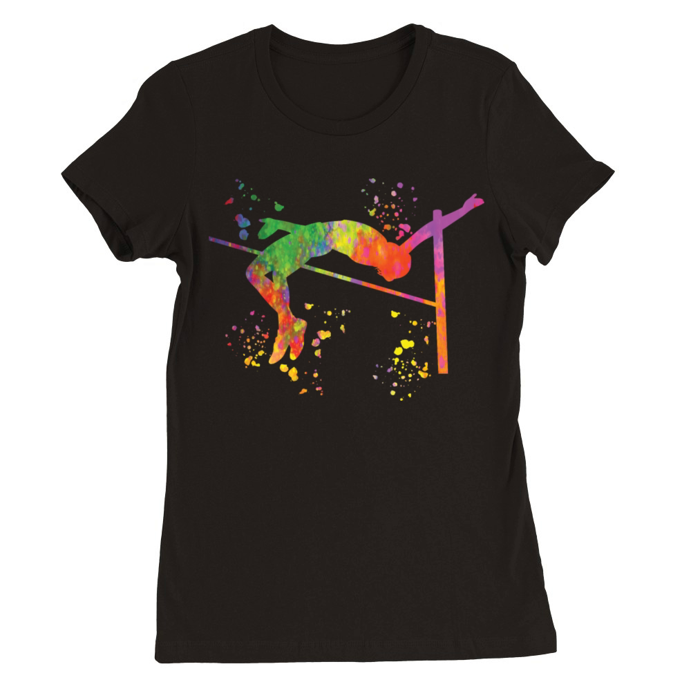 High Jumper High Jumping High Jump Premium Womens Crewneck T-shirt