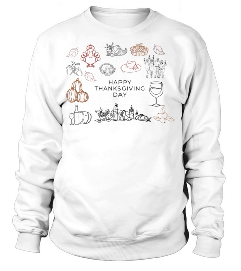 Thanksgiving Day Minimalist Sweatshirt Unisex