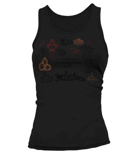 Thanksgiving Day Minimalist Tank top Woman