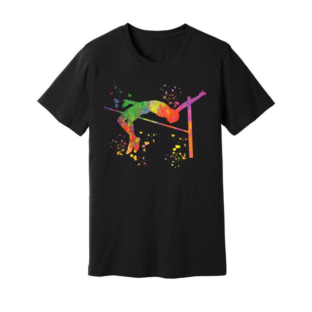 High Jumper High Jumping High Jump Unisex Jersey Tee