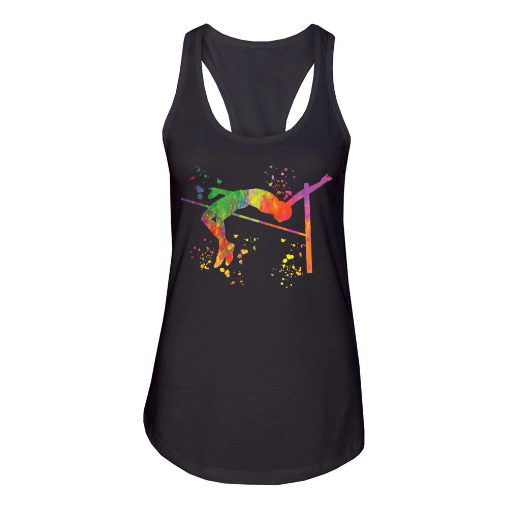 High Jumper High Jumping High Jump Women's Racerback Tank