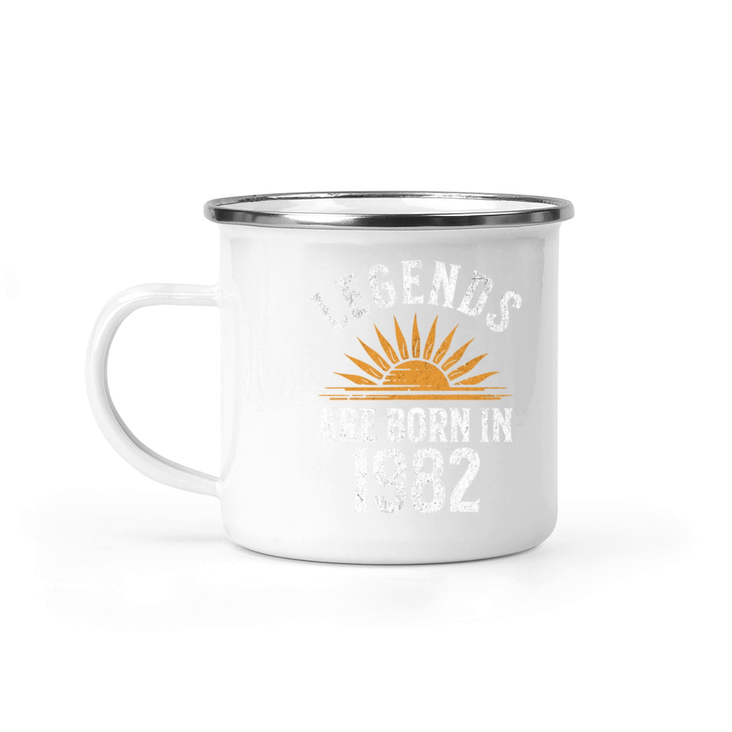 Legends were born in 1982 - gift idea Camping Mug