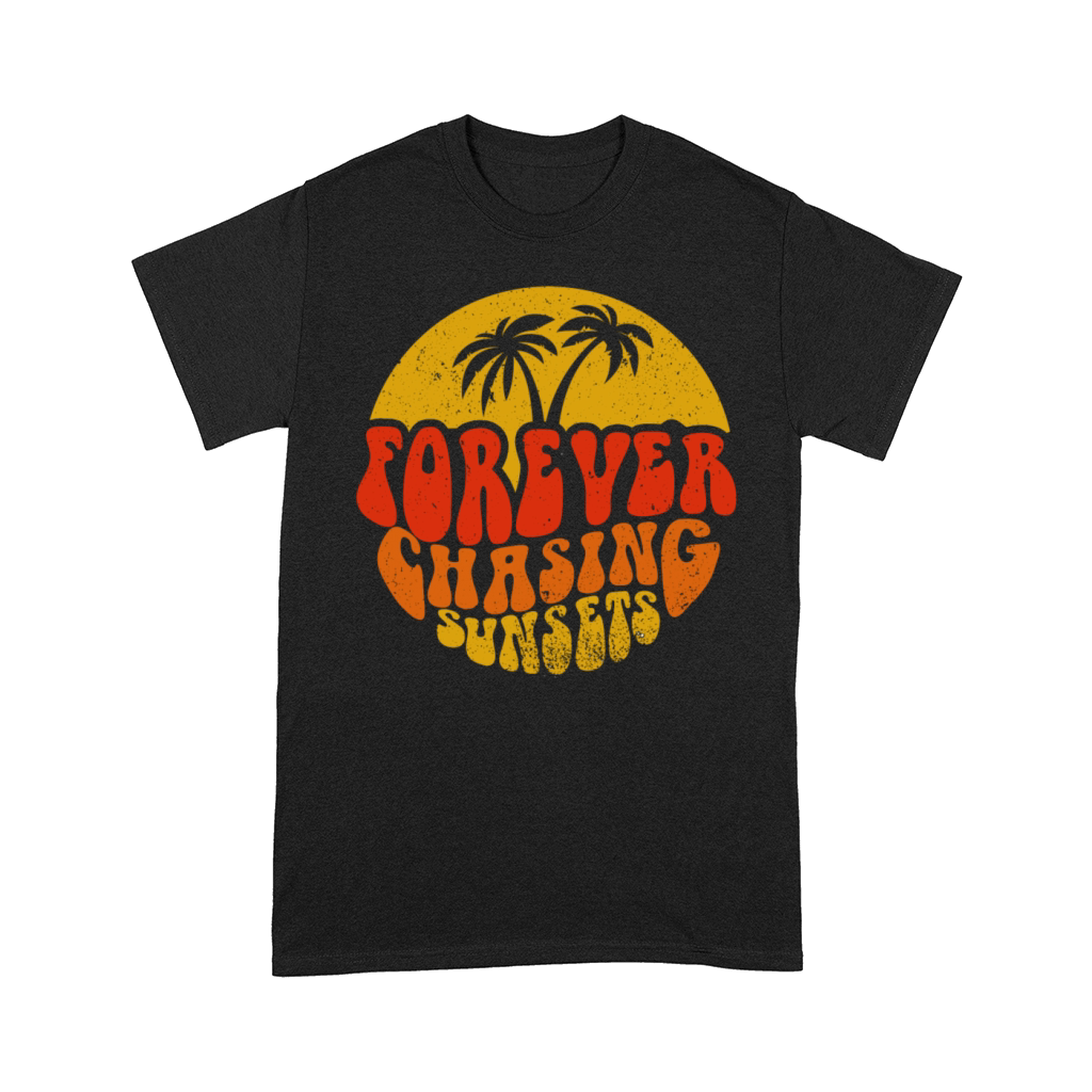 Forever Chasing Sunsets Retro Summer Comfort T-shirt