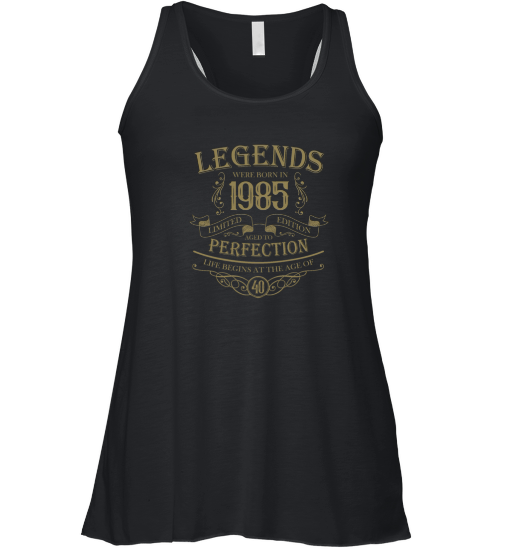 Born 1985 Aged to Perfection Vintage Women's Flowy Tank Top