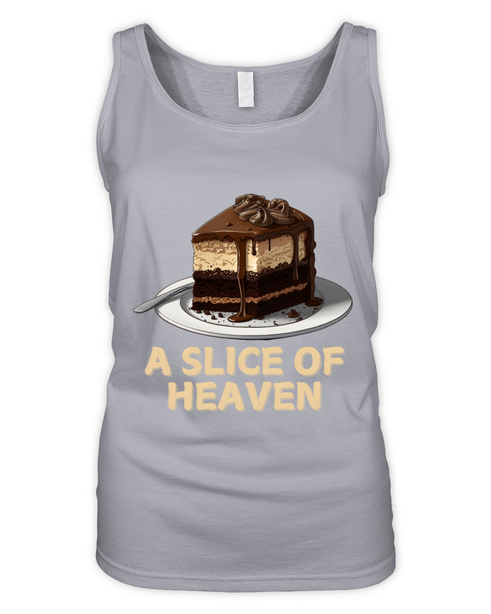 A Slice Of Heaven Cake Birthday Organic Women's Tank Top