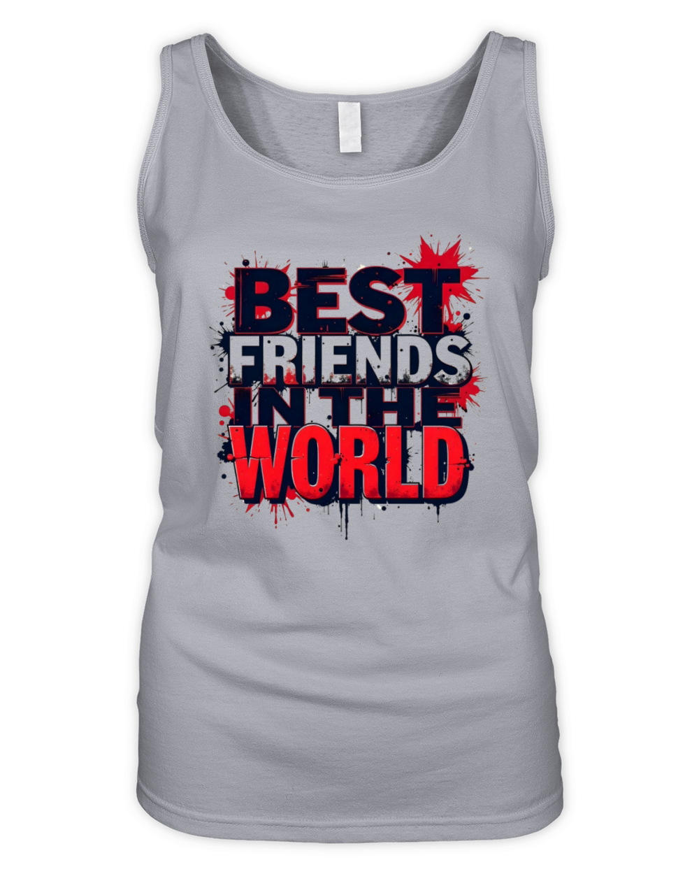 Best Friends in the World Organic Women's Tank Top