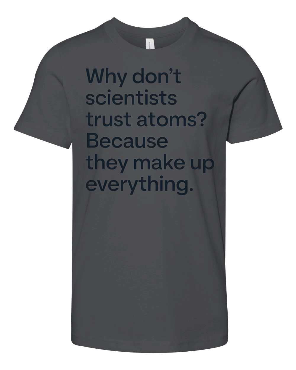 Funny Science Pun Youth Unisex Jersey Tee