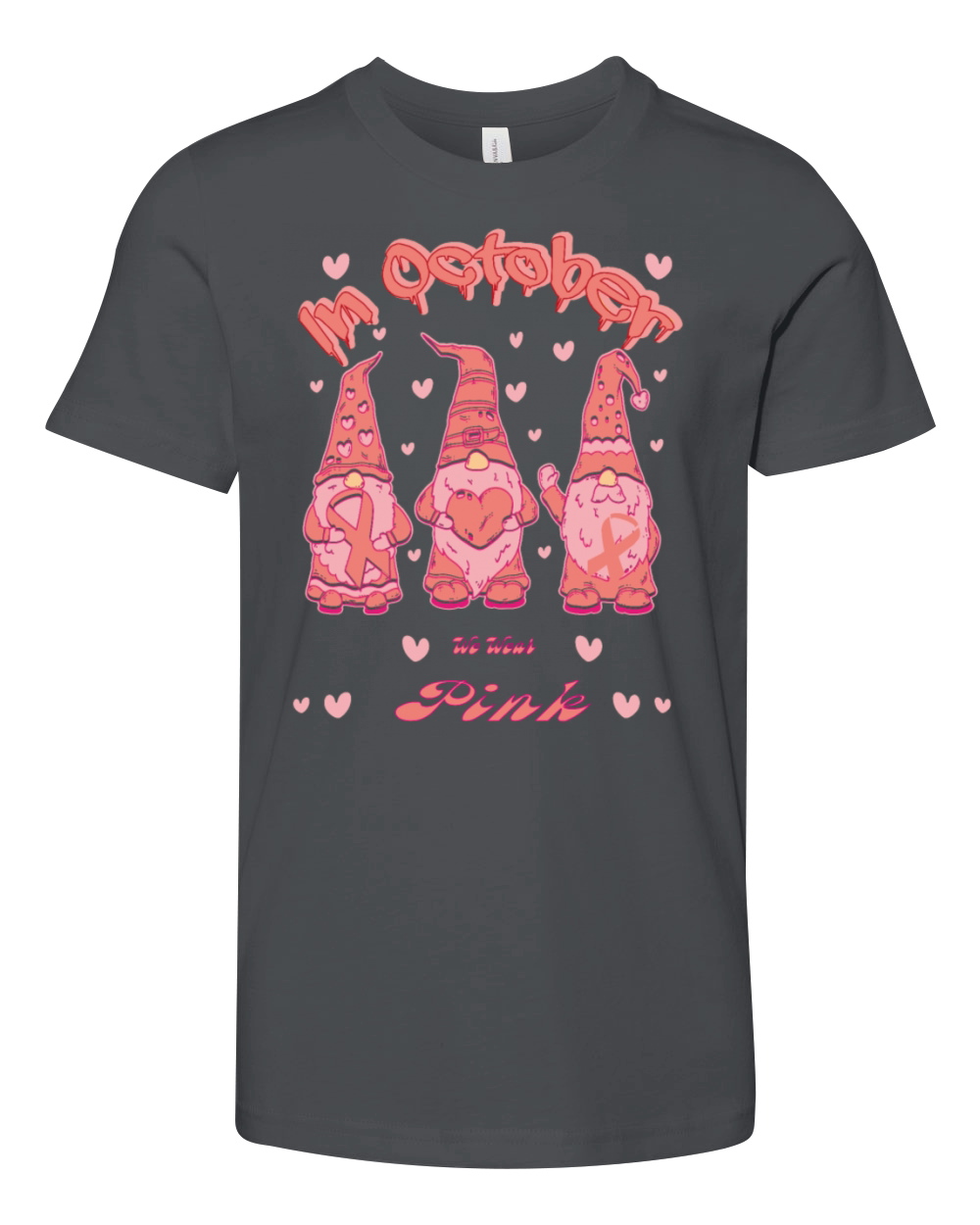 in October we wear pink Youth Unisex Jersey Tee