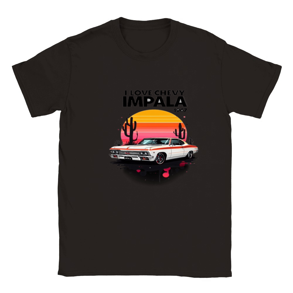 Chevy Impala 1967 Classic Kids Crewneck T-shirt