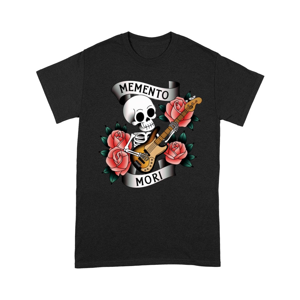 Memento Mori Skeleton Playing Bass T-Shirt Premium T-shirt