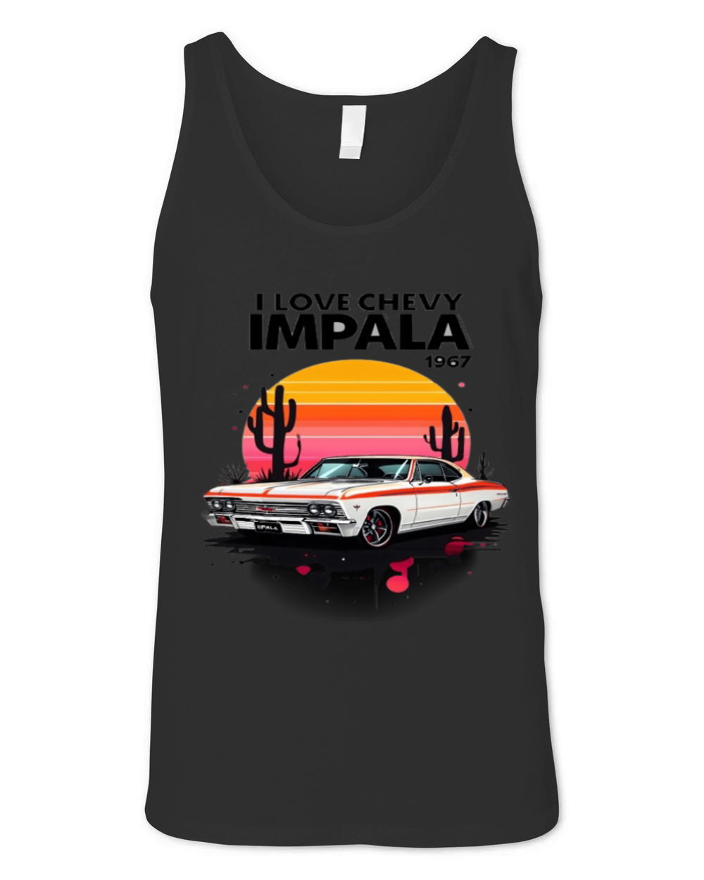 Chevy Impala 1967 Unisex Jersey Tank