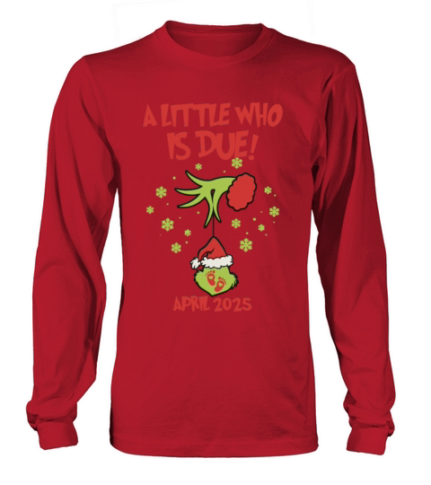 Little Who Is Due Vintage Witch Xmas Retro Santa Long sleeved Unisex