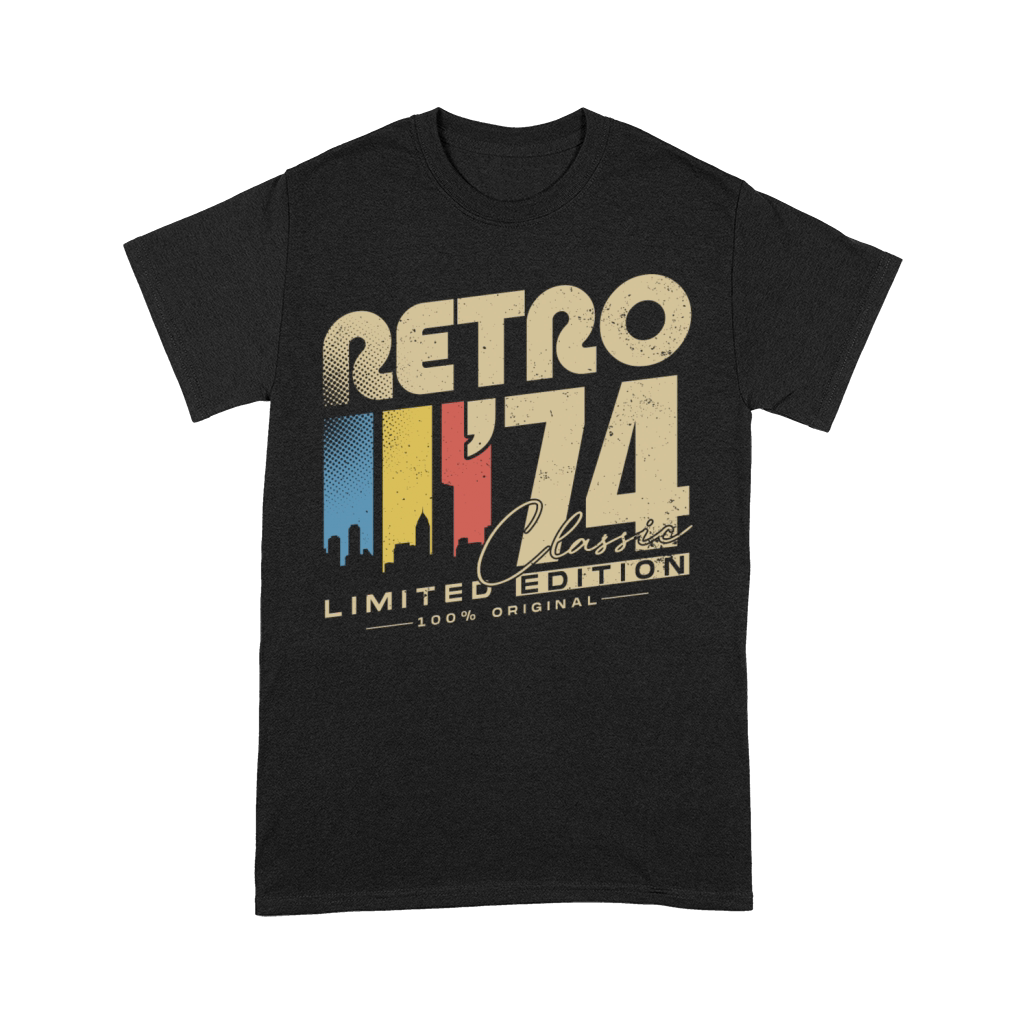 Retro 1974 Classic Jahrgang Geburtstag Geschenk Premium T-shirt