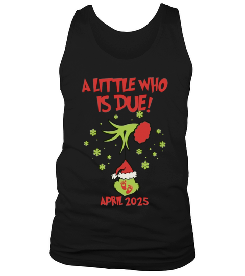 Little Who Is Due Vintage Witch Xmas Retro Santa Tank Top Unisex