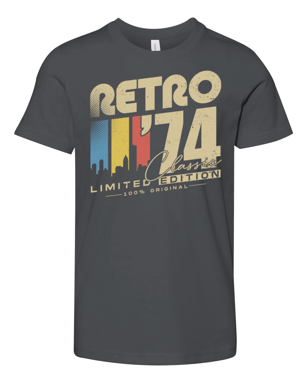 Retro 1974 Classic Jahrgang Geburtstag Geschenk Youth Unisex Jersey Tee