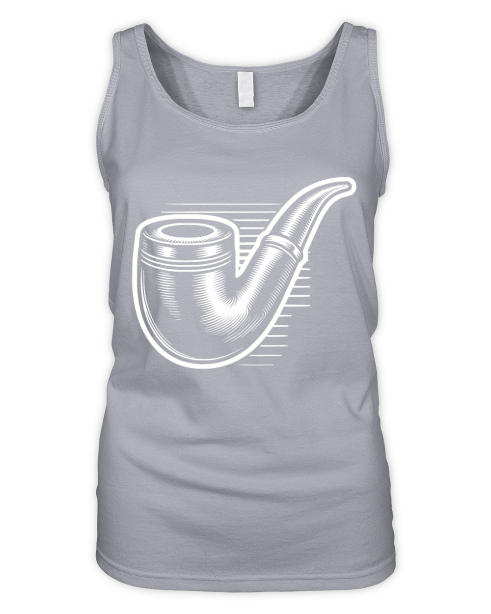 The Silent Art Of Smoking Old Pipe Smokers Organic Women's Tank Top
