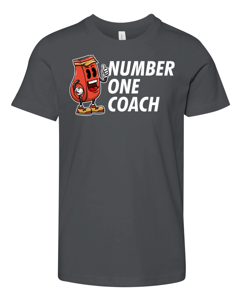 Number One Coach Motivational Quote Coaching Inspi Youth Unisex Jersey Tee