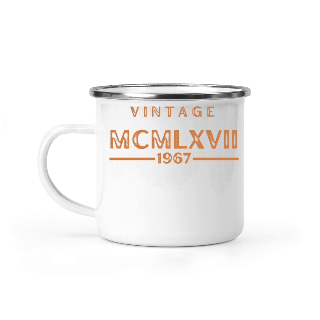 Vintage MCMLXVII 1967 Camping Mug