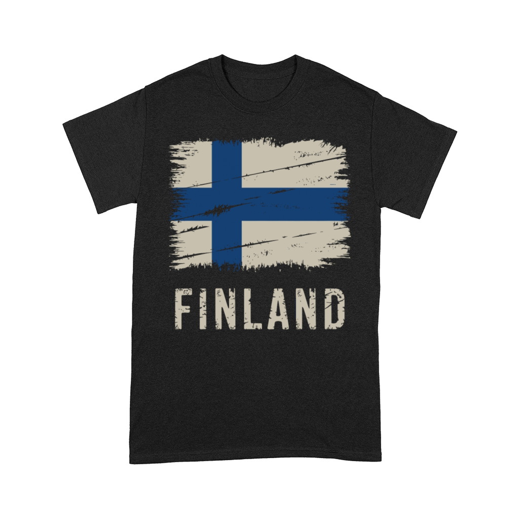 Finnish Flag Vintage Made In Finland Comfort T-shirt